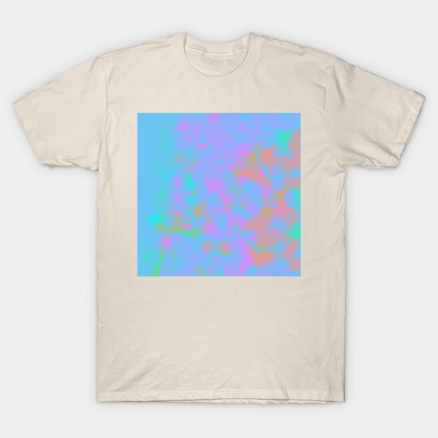 Faded rainbow abstract T-Shirt by jen28